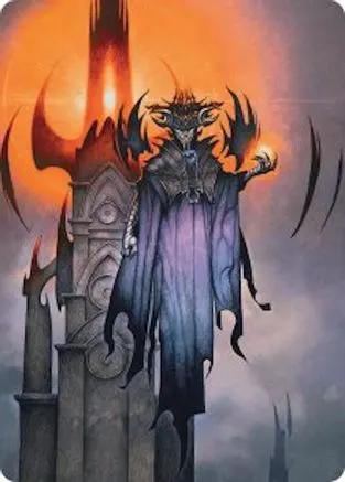 Sauron, the Lidless Eye Art Card (ASHOB-036) - Art Series: The Hobbit