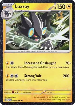 Luxray (Cosmos Holo) 028/088 - Blister Exclusives Holofoil
