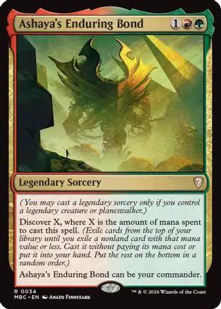Ashaya's Enduring Bond (-034) - Mystery Booster Commander Edition