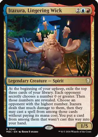Itazura, Lingering Wick (-041) - Mystery Booster Commander Edition Foil