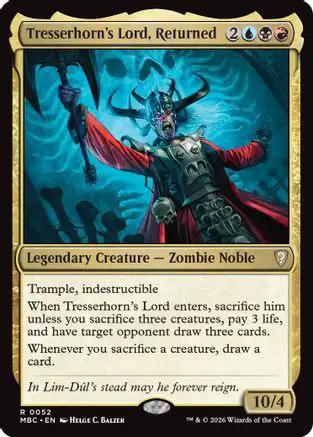 Tresserhorn's Lord, Returned (-052) - Mystery Booster Commander Edition Foil