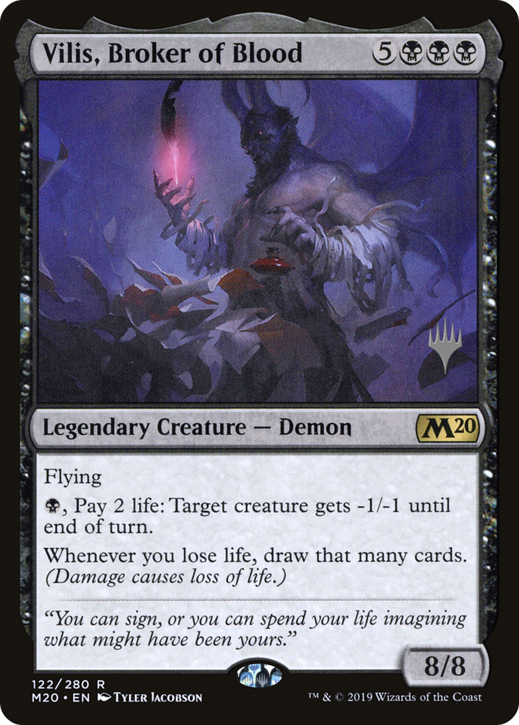 Vilis, Broker of Blood (PPM20-122P) - Core Set 2020 Promos Foil