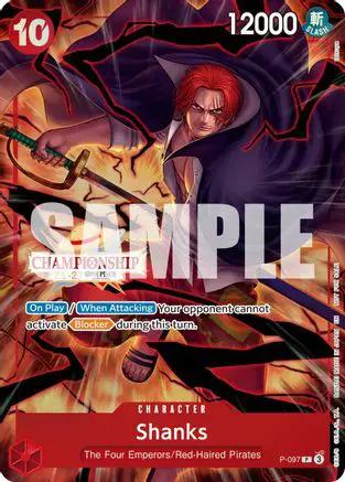 Shanks (CS 26-27 Event Pack Finalist Ver.) (P-097) - One Piece Promotion Cards Foil