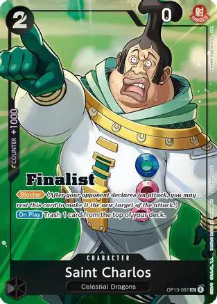 Saint Charlos (Finalist Card Set Vol. 1) (OP13-087) - One Piece Promotion Cards Foil