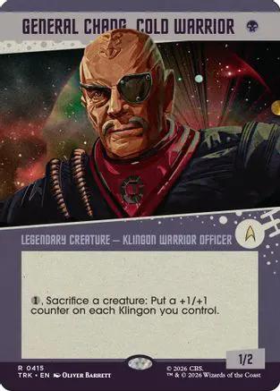 General Chang, Cold Warrior (Showcase) (0415) (TRK-415) - Star Trek Foil