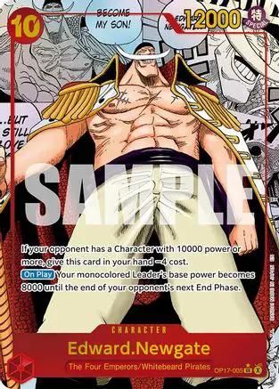 Edward.Newgate (005) (Manga) (OP17-005) - The World's Strongest Warriors Foil