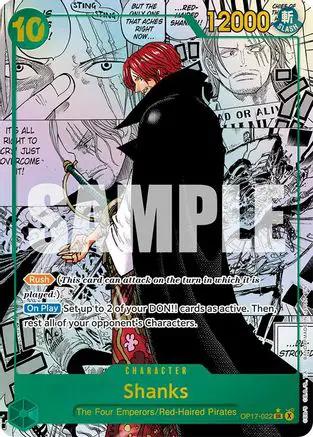 Shanks (022) (Manga) (OP17-022) - The World's Strongest Warriors Foil