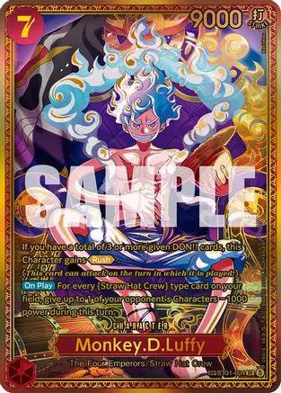 Monkey.D.Luffy (ST31-004) (SP) (ST31-004) - The World's Strongest Warriors Foil