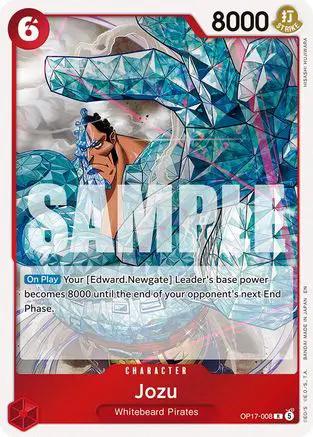 Jozu (OP17-008) - The World's Strongest Warriors Foil