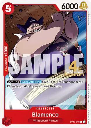 Blamenco (OP17-011) - The World's Strongest Warriors Release Event Cards