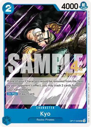 Kyo (OP17-045) - The World's Strongest Warriors Release Event Cards