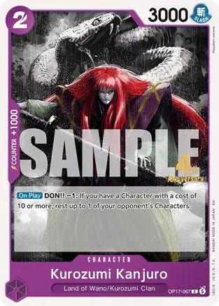 Kurozumi Kanjuro (OP17-067) - The World's Strongest Warriors Release Event Cards