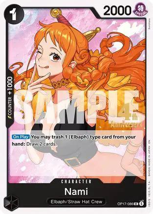 Nami (086) (OP17-086) - The World's Strongest Warriors Release Event Cards