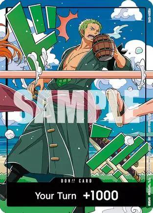 DON!! Card (World United) (Zoro) - One Piece Promotion Cards Foil