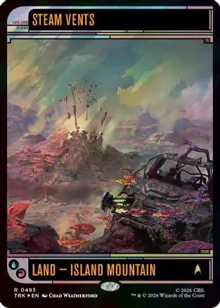Steam Vents (Surge Foil) (TRK-493) - Star Trek Foil