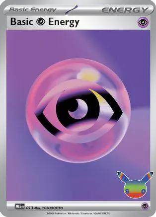 Basic Psychic Energy (30th Celebration) 013 - MEE Mega Evolution Energies Holofoil