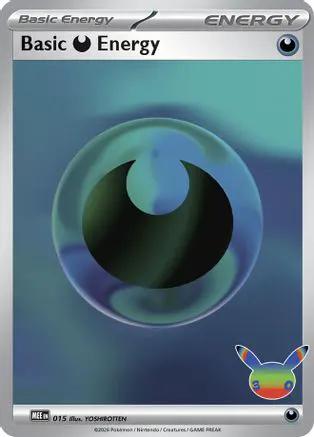 Basic Darkness Energy (30th Celebration) 015 - MEE Mega Evolution Energies Holofoil