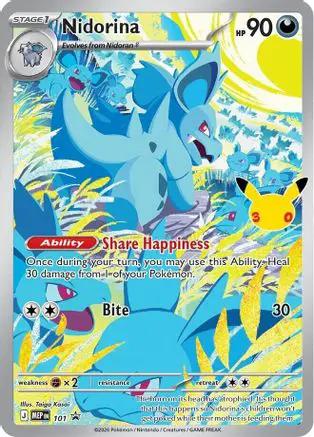 Nidorina (30th Celebration) 101 - ME Mega Evolution Promo Holofoil