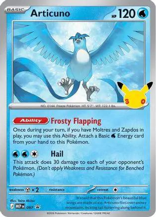 Articuno (30th Celebration) 097 - ME Mega Evolution Promo Holofoil
