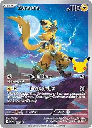 Zeraora (30th Celebration) 103 - ME Mega Evolution Promo Holofoil