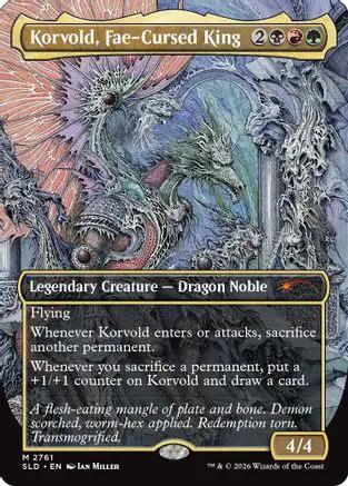 Korvold, Fae-Cursed King (2761) (SLD-2761) - Secret Lair Drop Series Foil