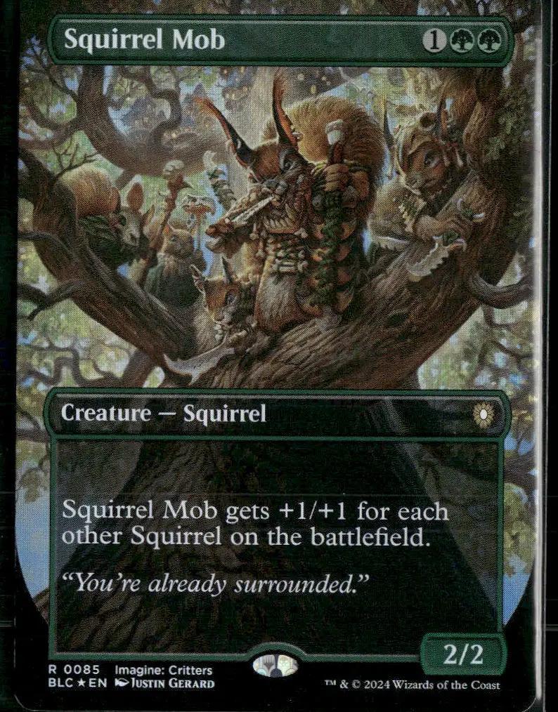 Commander: Bloomburrow Squirrel Mob (Borderless) #85