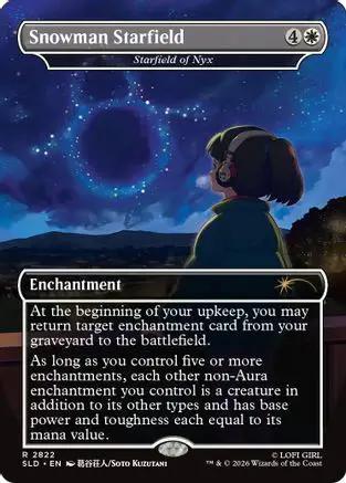 Snowman Starfield - Starfield of Nyx (SLD-2822) - Secret Lair Drop Series