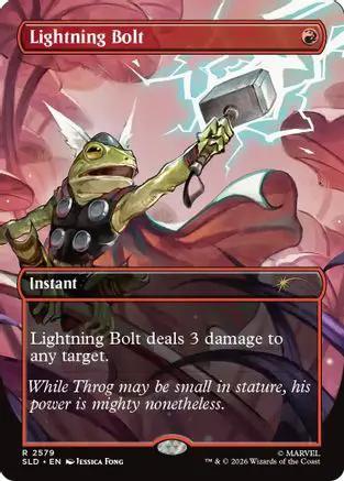 Lightning Bolt (2579) (SLD-2579) - Secret Lair Drop Series Foil