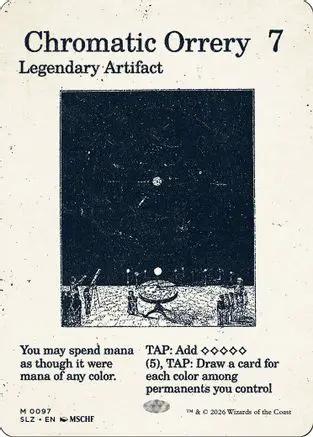 Chromatic Orrery (0097) (SLZ-097) - Secret Lair x MSCHF: The Zeta Set