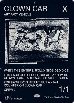 Clown Car (0221) (SLZ-221) - Secret Lair x MSCHF: The Zeta Set