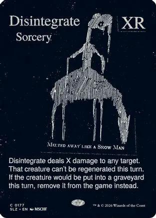 Disintegrate (0177) (SLZ-177) - Secret Lair x MSCHF: The Zeta Set