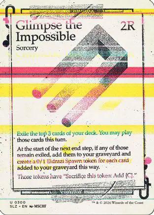 Glimpse the Impossible (0300) (SLZ-179) - Secret Lair x MSCHF: The Zeta Set