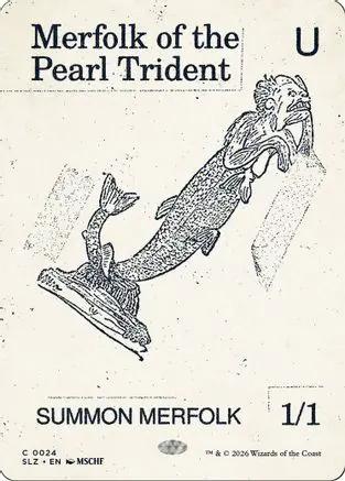 Merfolk of the Pearl Trident (0024) (SLZ-024) - Secret Lair x MSCHF: The Zeta Set