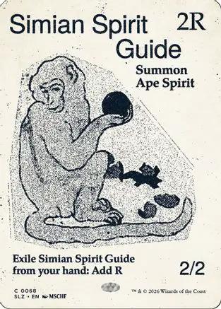 Simian Spirit Guide (0068) (SLZ-068) - Secret Lair x MSCHF: The Zeta Set