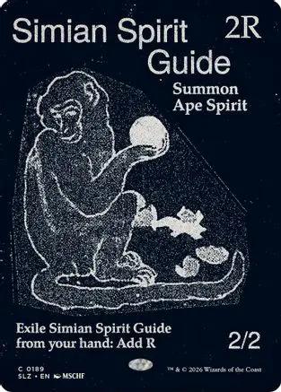 Simian Spirit Guide (0189) (SLZ-189) - Secret Lair x MSCHF: The Zeta Set