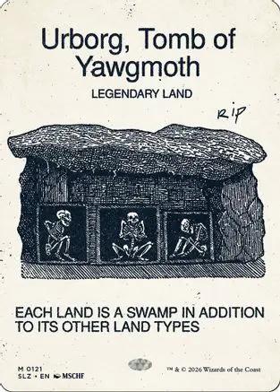 Urborg, Tomb of Yawgmoth (0121) (SLZ-121) - Secret Lair x MSCHF: The Zeta Set