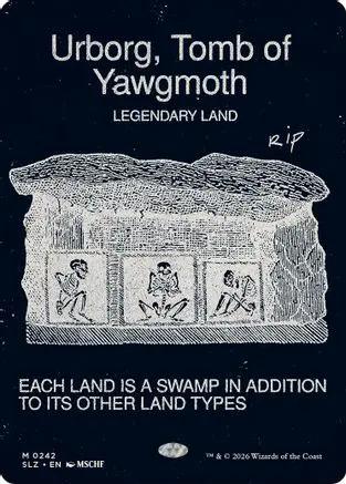 Urborg, Tomb of Yawgmoth (0242) (SLZ-242) - Secret Lair x MSCHF: The Zeta Set