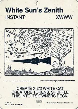 White Sun's Zenith (0012) (SLZ-012) - Secret Lair x MSCHF: The Zeta Set