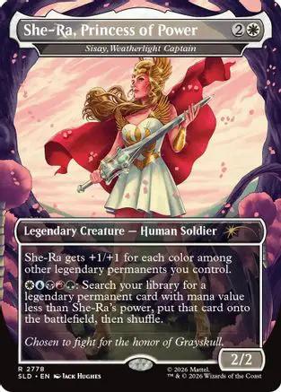 She-Ra, Princess of Power - Sisay, Weatherlight Captain (SLD-2778) - Secret Lair Drop Series