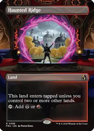 Haunted Ridge (Borderless) (FRA-398) - Reality Fracture Foil