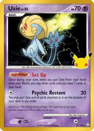 Uxie 043/null - ME 30th Celebration Classic Collection Holofoil