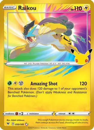 Raikou 050/null - ME 30th Celebration Classic Collection Holofoil