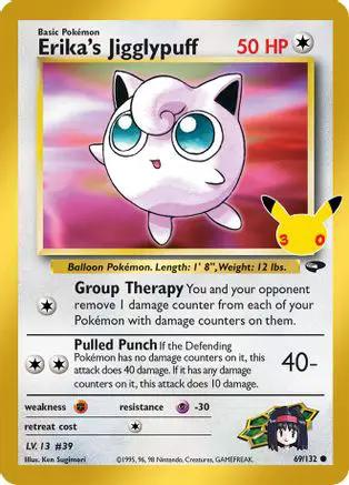 Erika's Jigglypuff 069/null - ME 30th Celebration Classic Collection Holofoil
