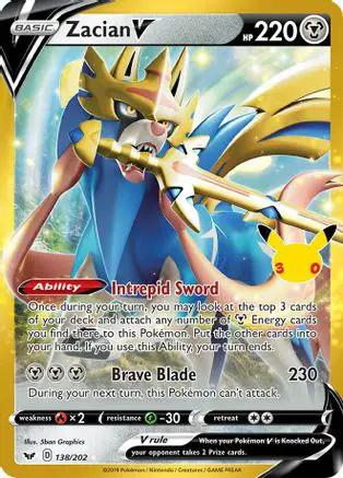 Zacian V 138/null - ME 30th Celebration Classic Collection Holofoil