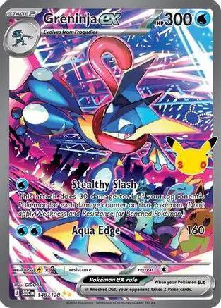 Greninja ex 148/128 - ME 30th Celebration Holofoil