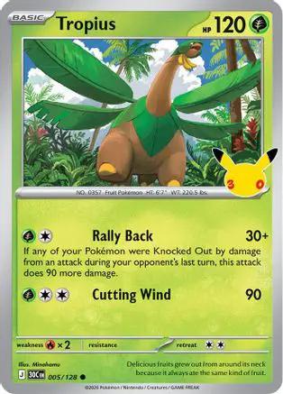 Tropius 005/null - ME 30th Celebration Holofoil