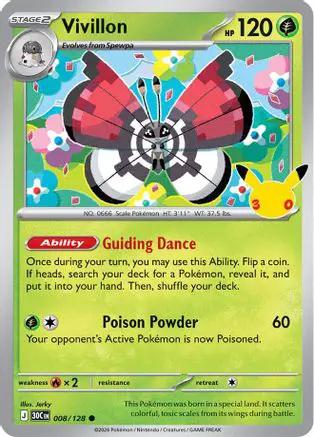 Vivillon 008/null - ME 30th Celebration Holofoil