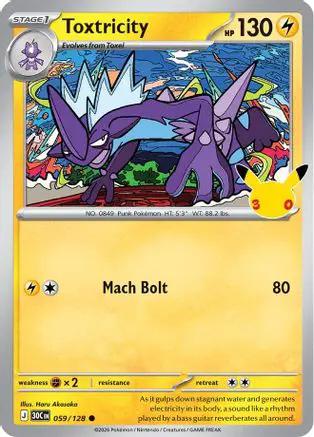 Toxtricity 059/128 - ME 30th Celebration Holofoil