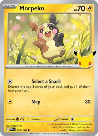 Morpeko 061/128 - ME 30th Celebration Holofoil