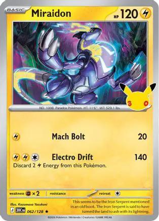 Miraidon 062/null - ME 30th Celebration Holofoil